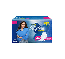 Stayfree Secure Cottony Soft Sanitary Pads (Extra Large Wings)